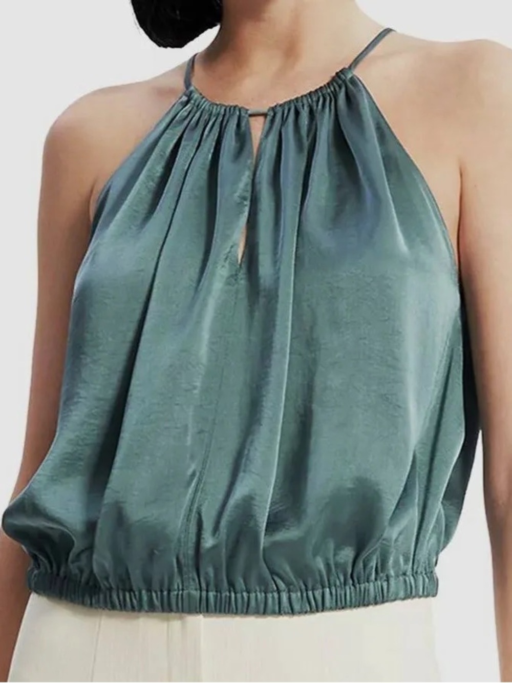 Theory Satin Halter Camisole